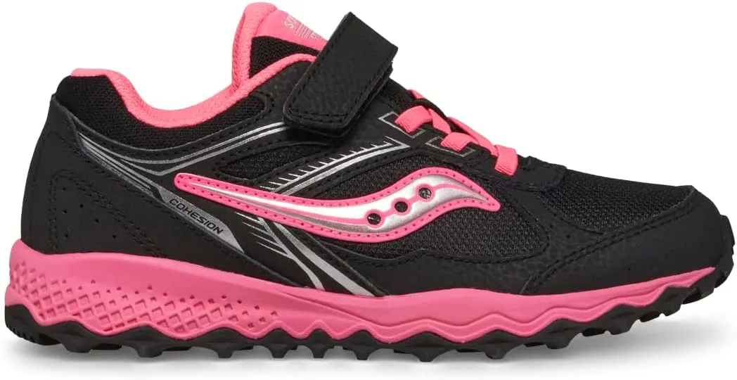 Saucony Unisex-Child Cohesion Tr14 Alternative Closure Trail Running Shoe