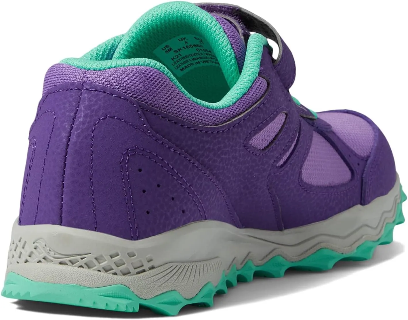 Saucony Unisex-Child Cohesion Tr14 Alternative Closure Trail Running Shoe