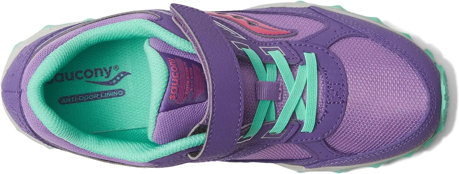 Saucony Unisex-Child Cohesion Tr14 Alternative Closure Trail Running Shoe