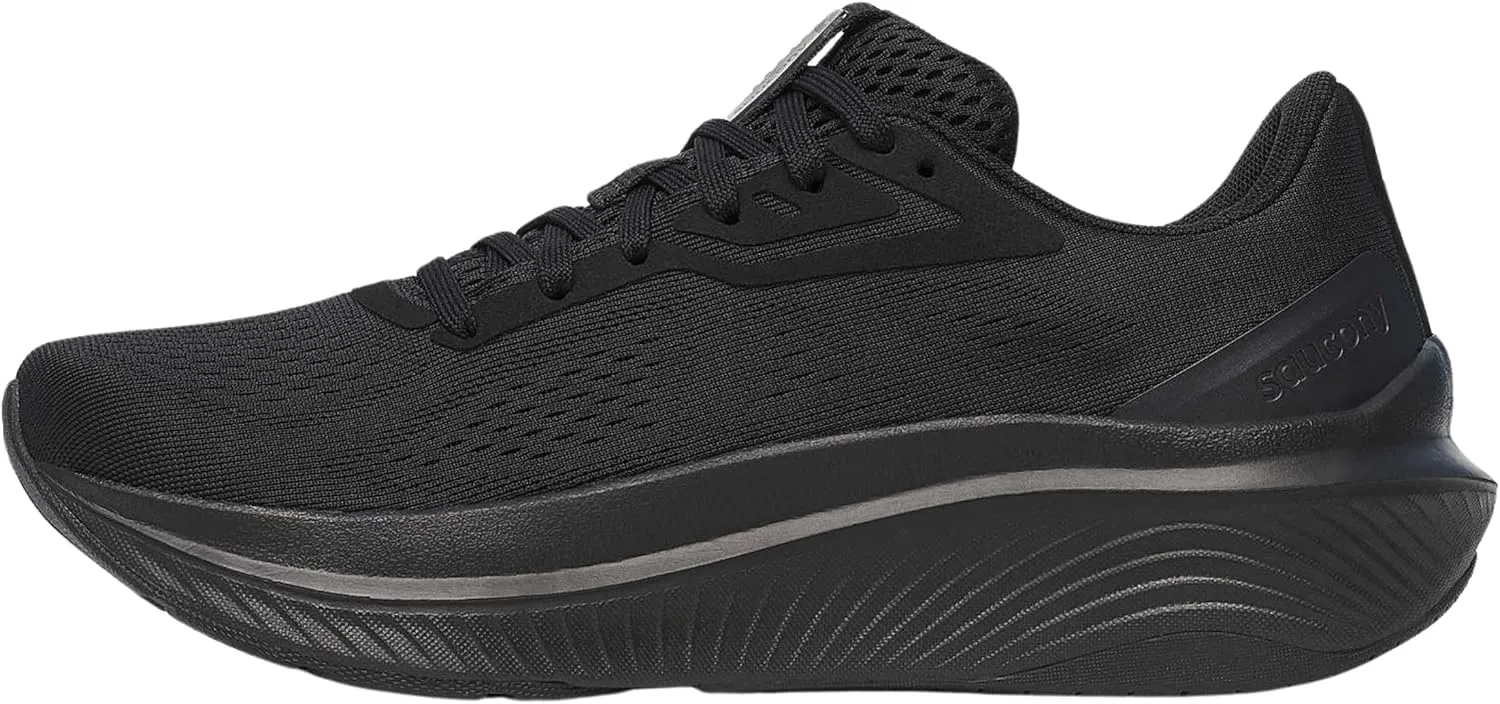 Saucony Women's Echelon 10 Sneaker, Triple Black, 11