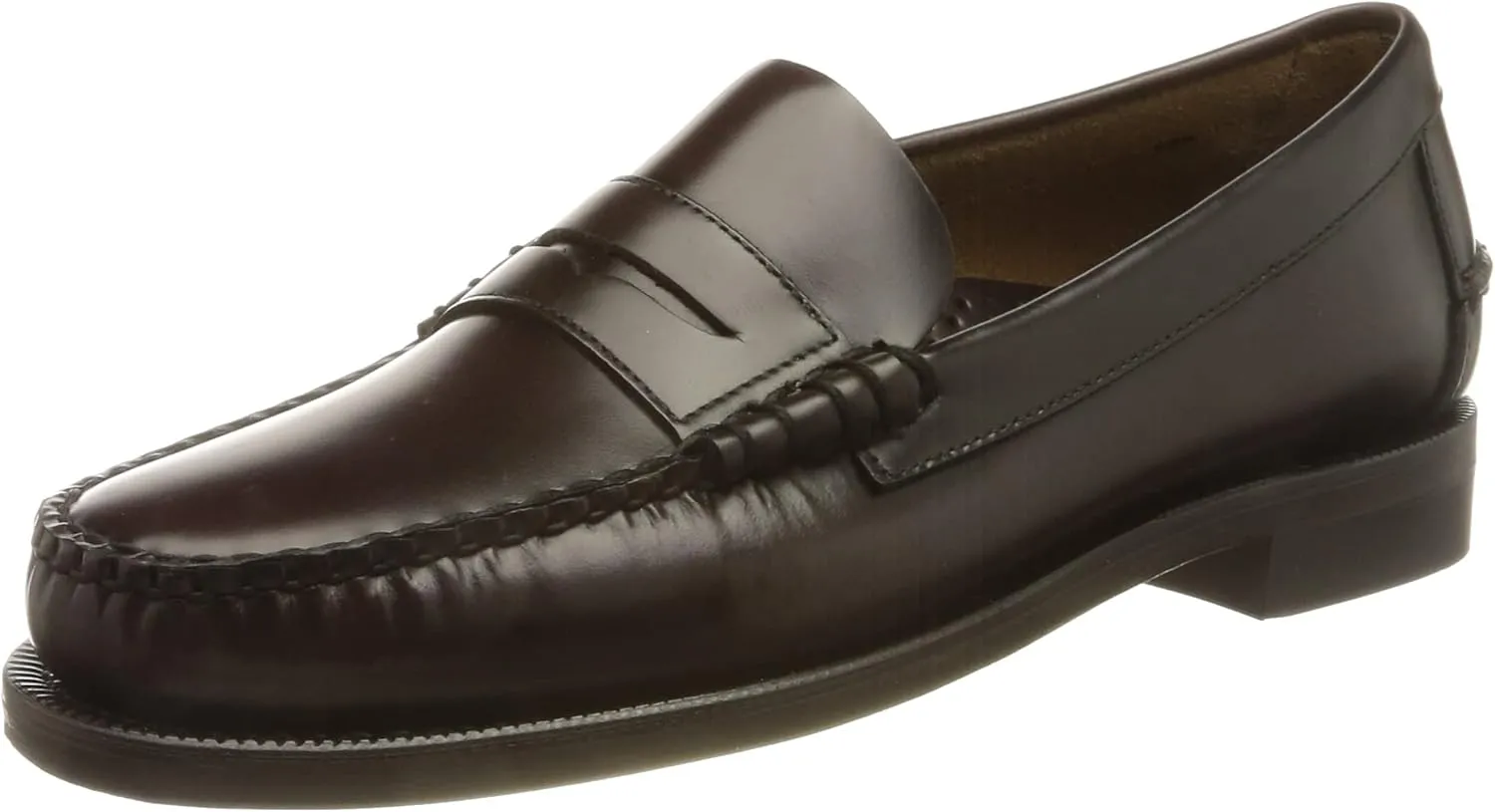 Sebago Clovehitch II FGL Waxed Boat Shoes - Leather Moccasins for Men with Breathable Mesh Panels, Anatomical EVA Midsoles, and Slip-Resistant Outsoles
