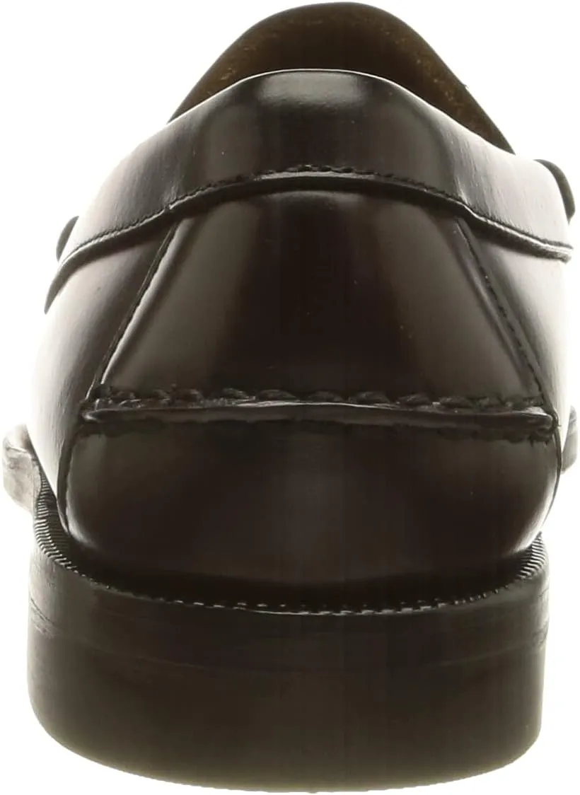 Sebago Clovehitch II FGL Waxed Boat Shoes - Leather Moccasins for Men with Breathable Mesh Panels, Anatomical EVA Midsoles, and Slip-Resistant Outsoles