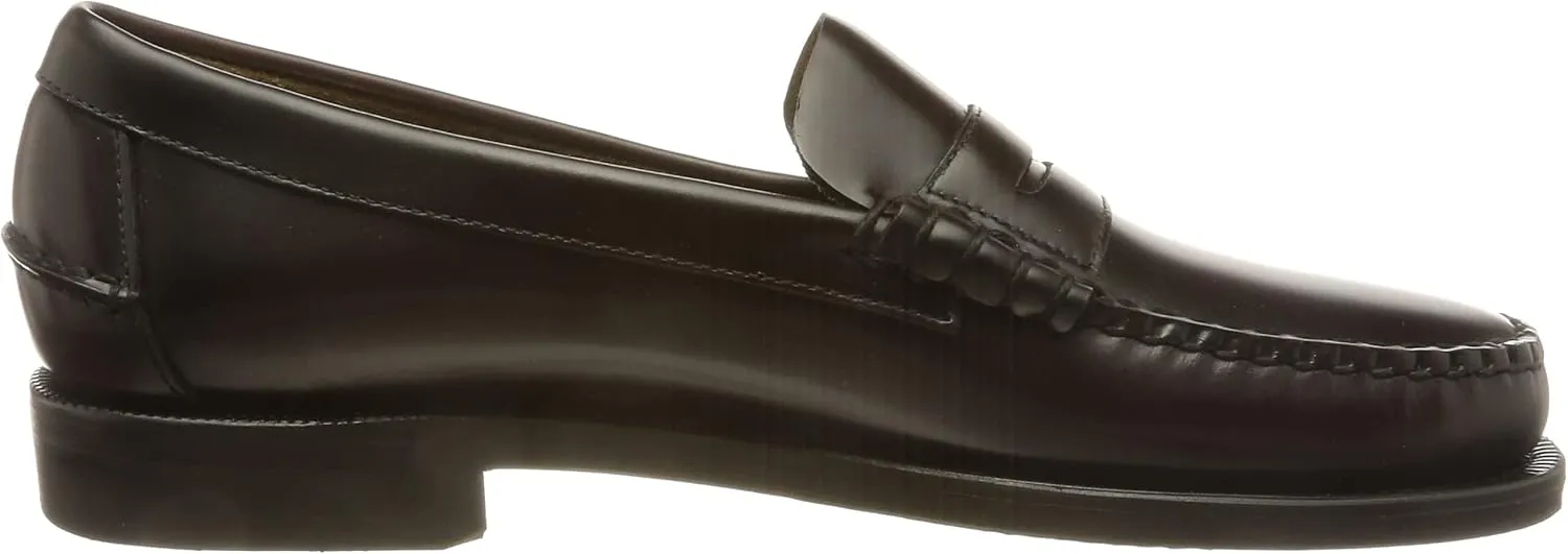 Sebago Clovehitch II FGL Waxed Boat Shoes - Leather Moccasins for Men with Breathable Mesh Panels, Anatomical EVA Midsoles, and Slip-Resistant Outsoles