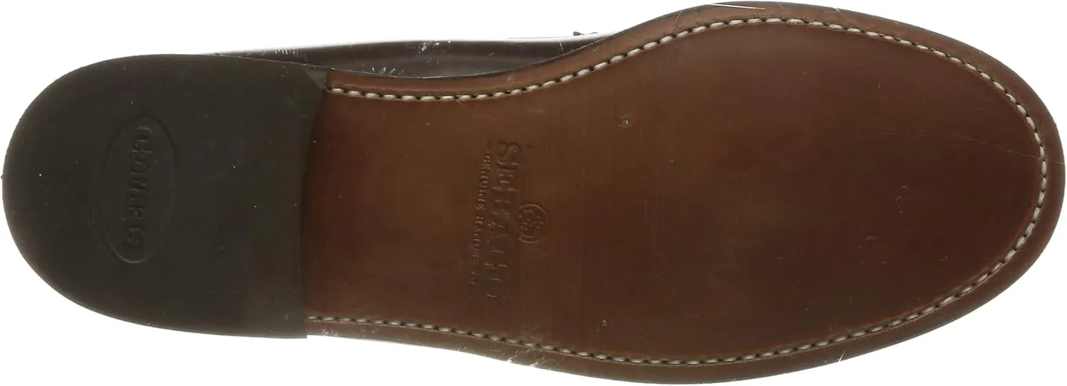 Sebago Clovehitch II FGL Waxed Boat Shoes - Leather Moccasins for Men with Breathable Mesh Panels, Anatomical EVA Midsoles, and Slip-Resistant Outsoles