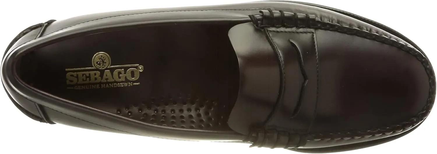 Sebago Clovehitch II FGL Waxed Boat Shoes - Leather Moccasins for Men with Breathable Mesh Panels, Anatomical EVA Midsoles, and Slip-Resistant Outsoles
