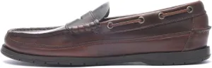 Sebago Sloop Waterproof Boat Shoes - Full-Grain Leather Loafer-Style Moccasins with Snug Leather Sock Lining and Non-Marking, Non-Slip Rubber Outsoles