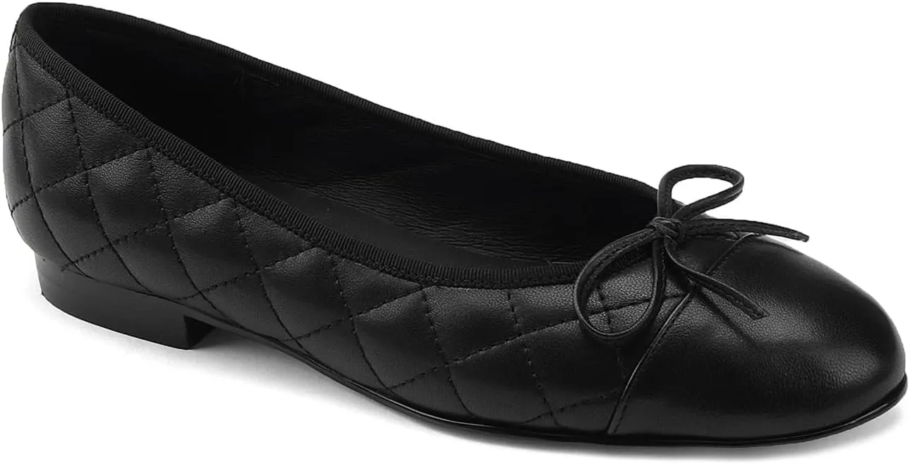 SHODENSE Women Cap Toe Bow Flats Two Tone Slip On Ballet Flats Comfy Closed Round Toe Flats Colorblock 1 Inch Low Flat Heel Dress Shoes Chic Chic Casual Drive Flat Shoes 4-11 M US