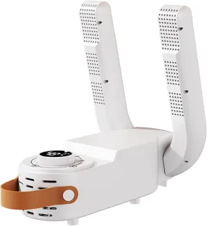 Shoe Dryer,Deodorizing Boot & Sneaker Dryer with Rapid 360° Drying, Intelligent Timing, Auto-Off Timer, Foldable Design, Low Noise, Smart Panel, for Work Boots, Shoes, Slippers (Style 1)