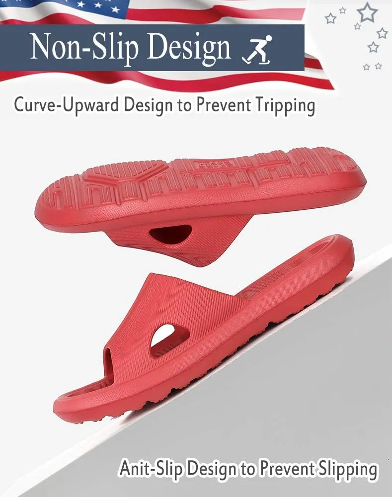 Shower Slipper, Bathroom Non-Slip Slippers, House and Pool Sandals, In-Door Slipper with Massaging Effect