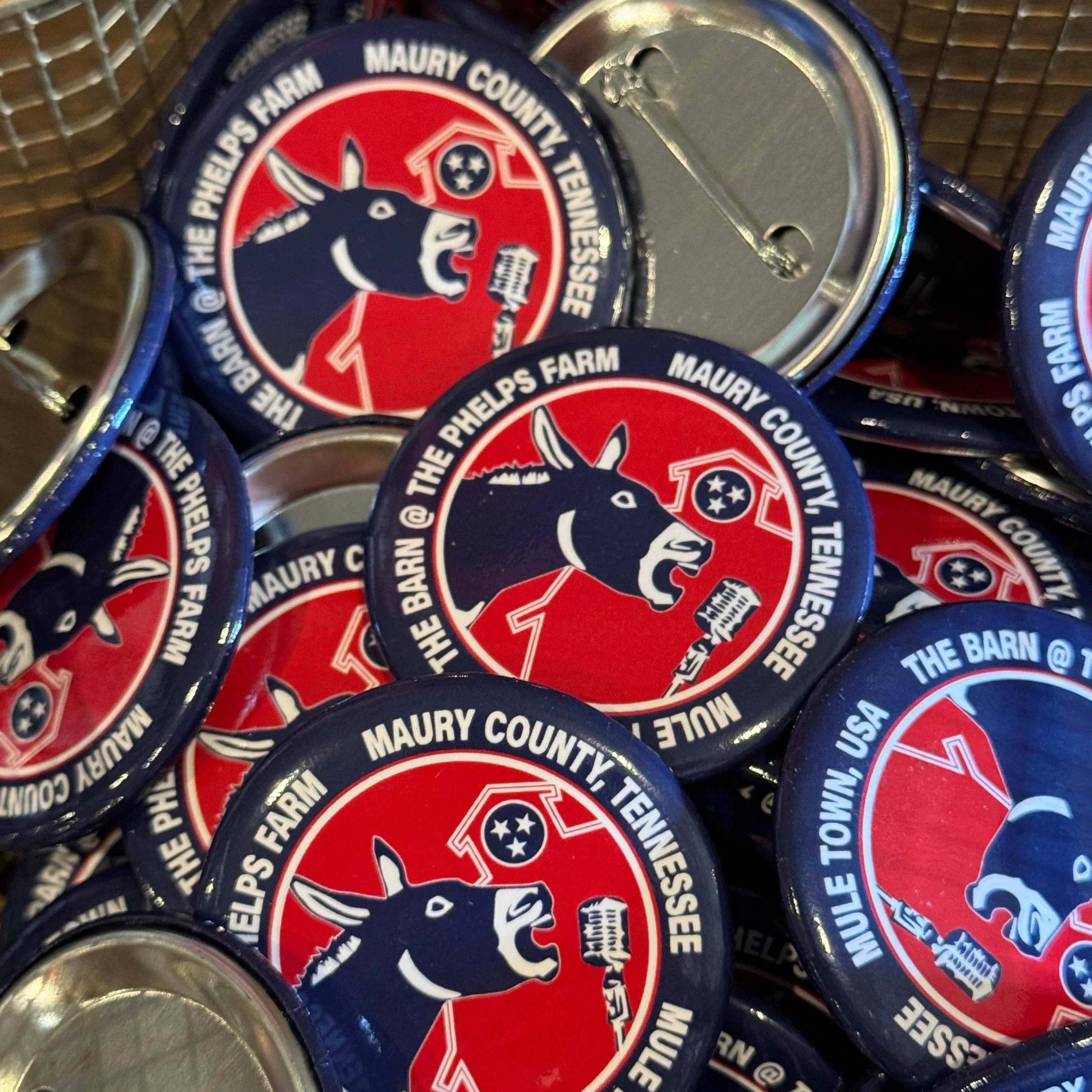 Singing Mule Button