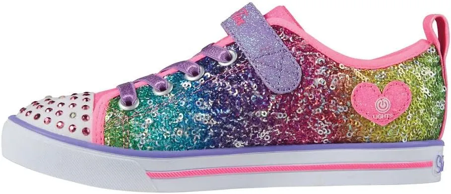 Skechers Girl's Sparkle Lite-Sequins So Bright Sneaker