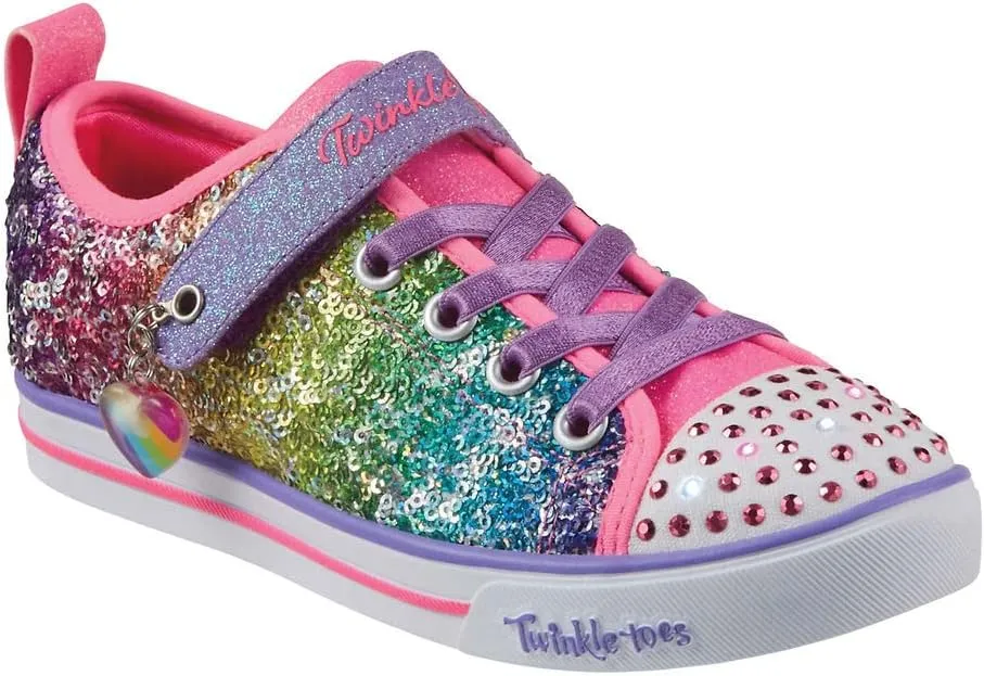 Skechers Girl's Sparkle Lite-Sequins So Bright Sneaker