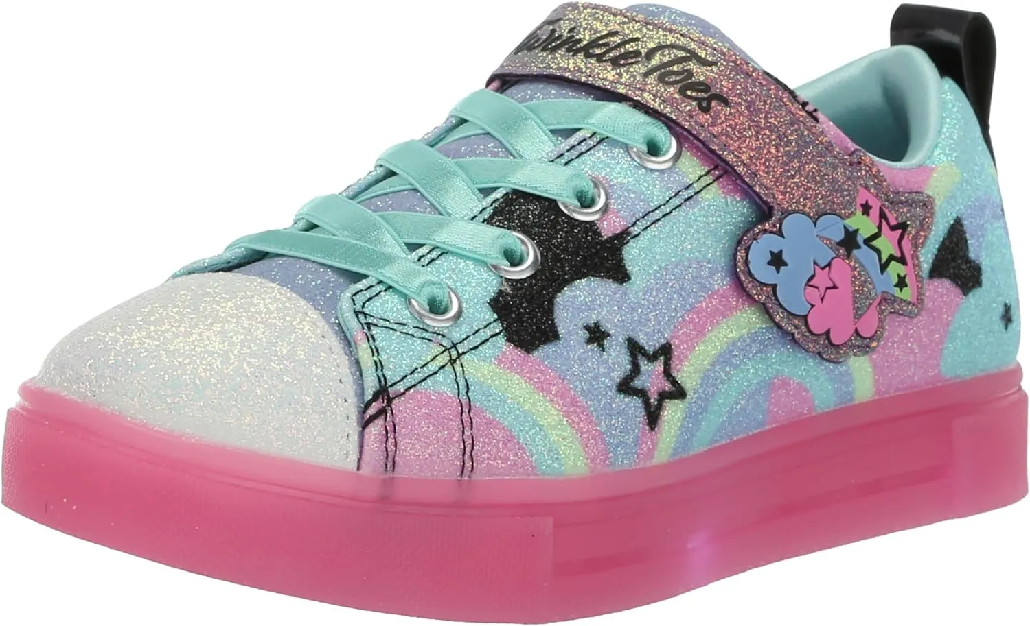 Skechers Girl's Twinkle Sparks Ice 2.0-Shim Sneaker