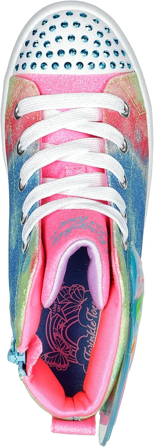 Skechers Girl's Twinkle Toes TWI-Lites 2.0-Butterfly Love Sneaker