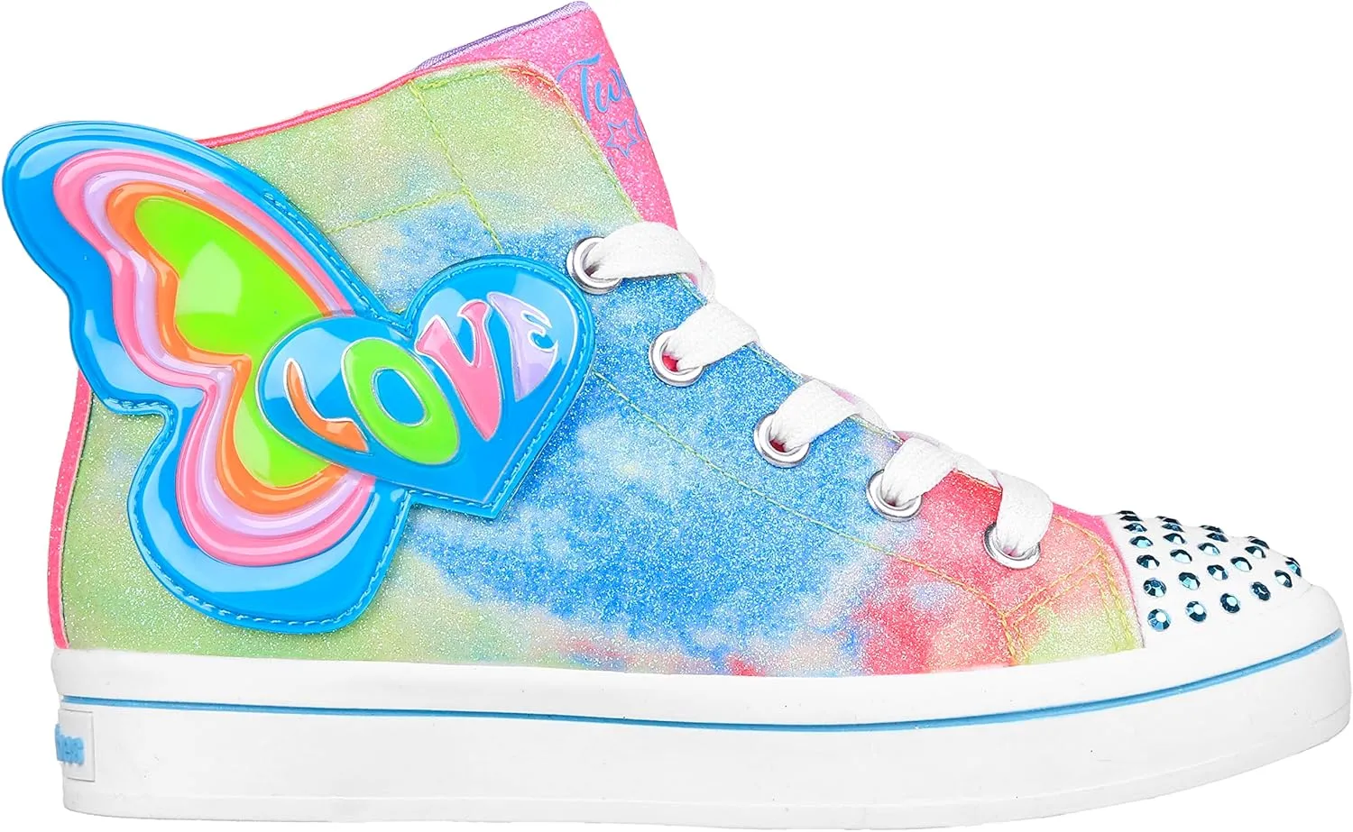 Skechers Girl's Twinkle Toes TWI-Lites 2.0-Butterfly Love Sneaker