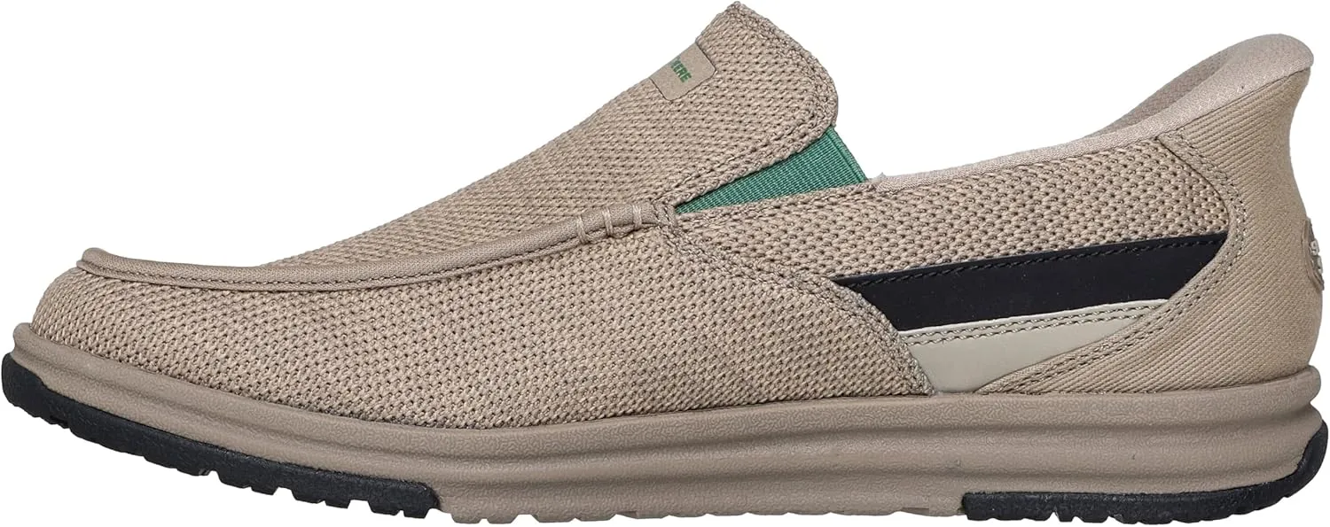 Skechers Men's John Deere Mesh Moc Toe Dual Gore Slip-ins, Melson 2.0 Chaz Loafer