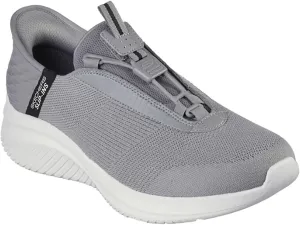 Skechers Men's Ultra Flex 3.0 Finnik Gray/Black Low Top Sneaker Shoes 10.5