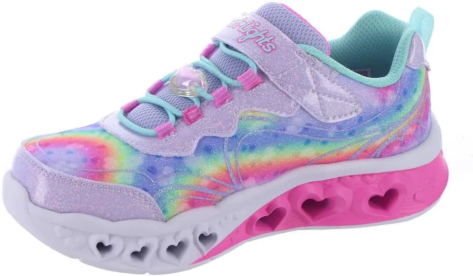 Skechers Unisex-Child Flutter Heart Lights-Groovy Sneaker