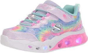 Skechers Unisex-Child Flutter Heart Lights-Groovy Sneaker