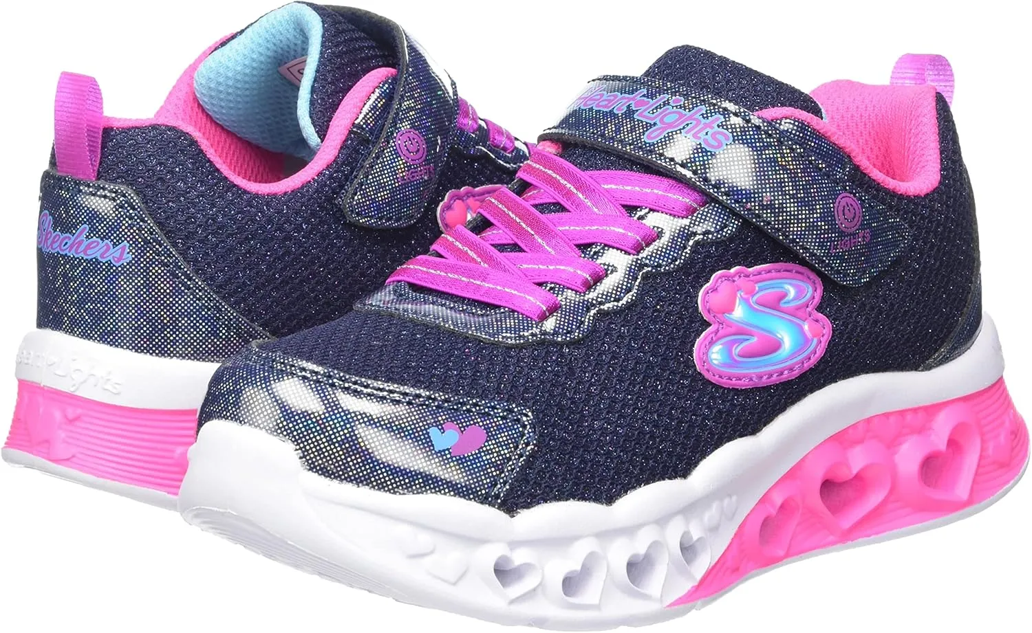 Skechers Unisex-Child Flutter Heart Lights
