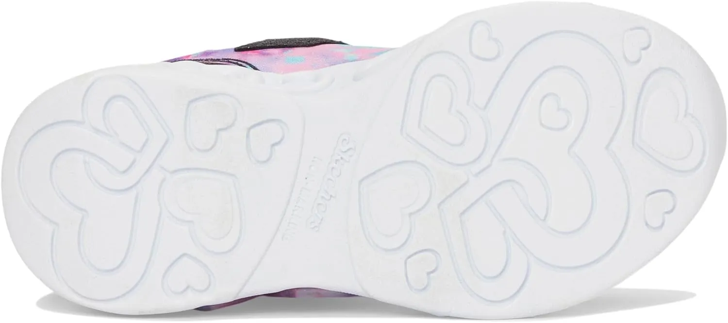 Skechers Unisex-Child Infinite Heart Lights-Color Sneaker