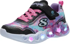 Skechers Unisex-Child Infinite Heart Lights-Color Sneaker