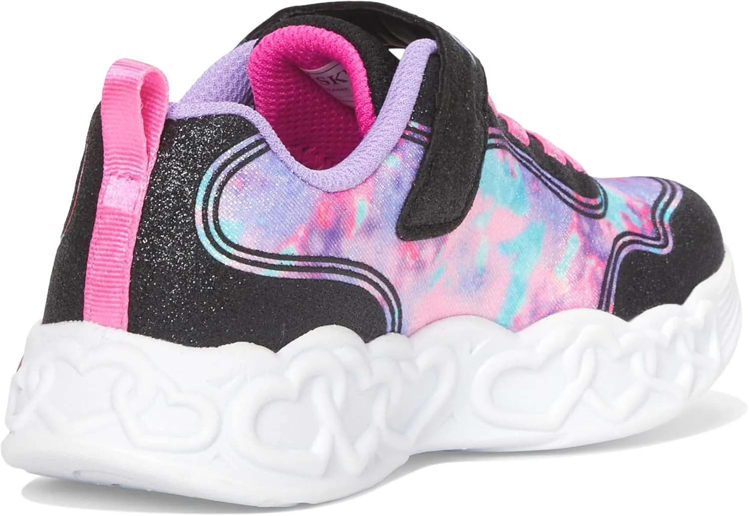 Skechers Unisex-Child Infinite Heart Lights-Color Sneaker