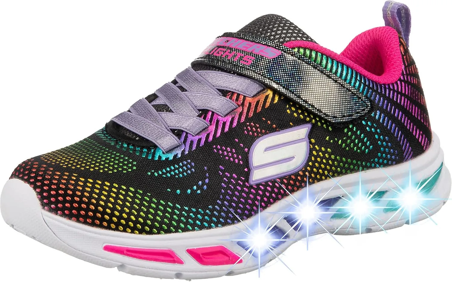 Skechers Unisex-Child Litebeams-Gleam N'dream Sneaker