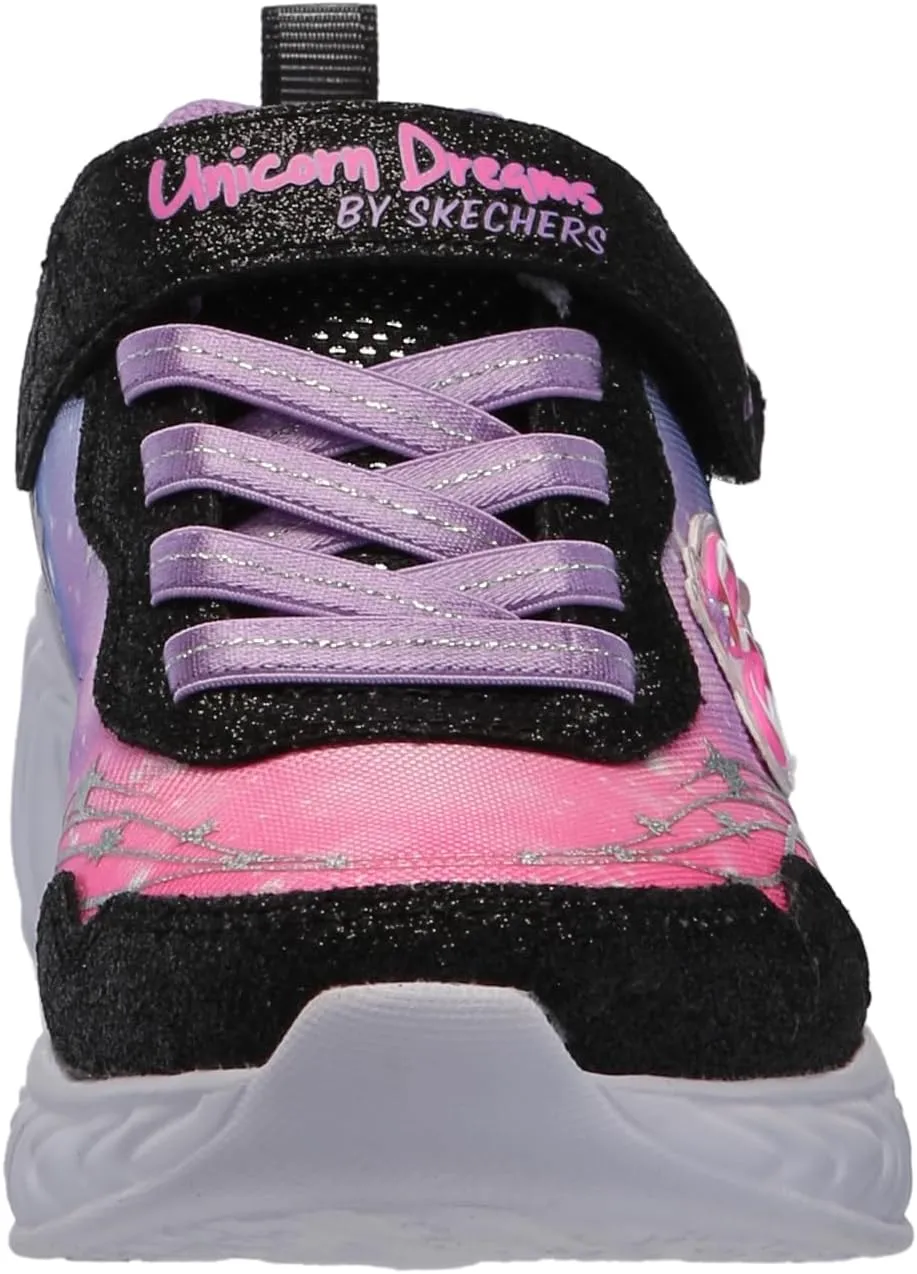 Skechers Unisex-Child Unicorn Dreams-Wishful Magi Sneaker
