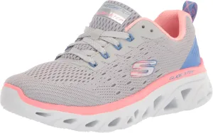 Skechers Women's Fresh Charm Sneaker, LGMT=Light Grey Multi, 9.5