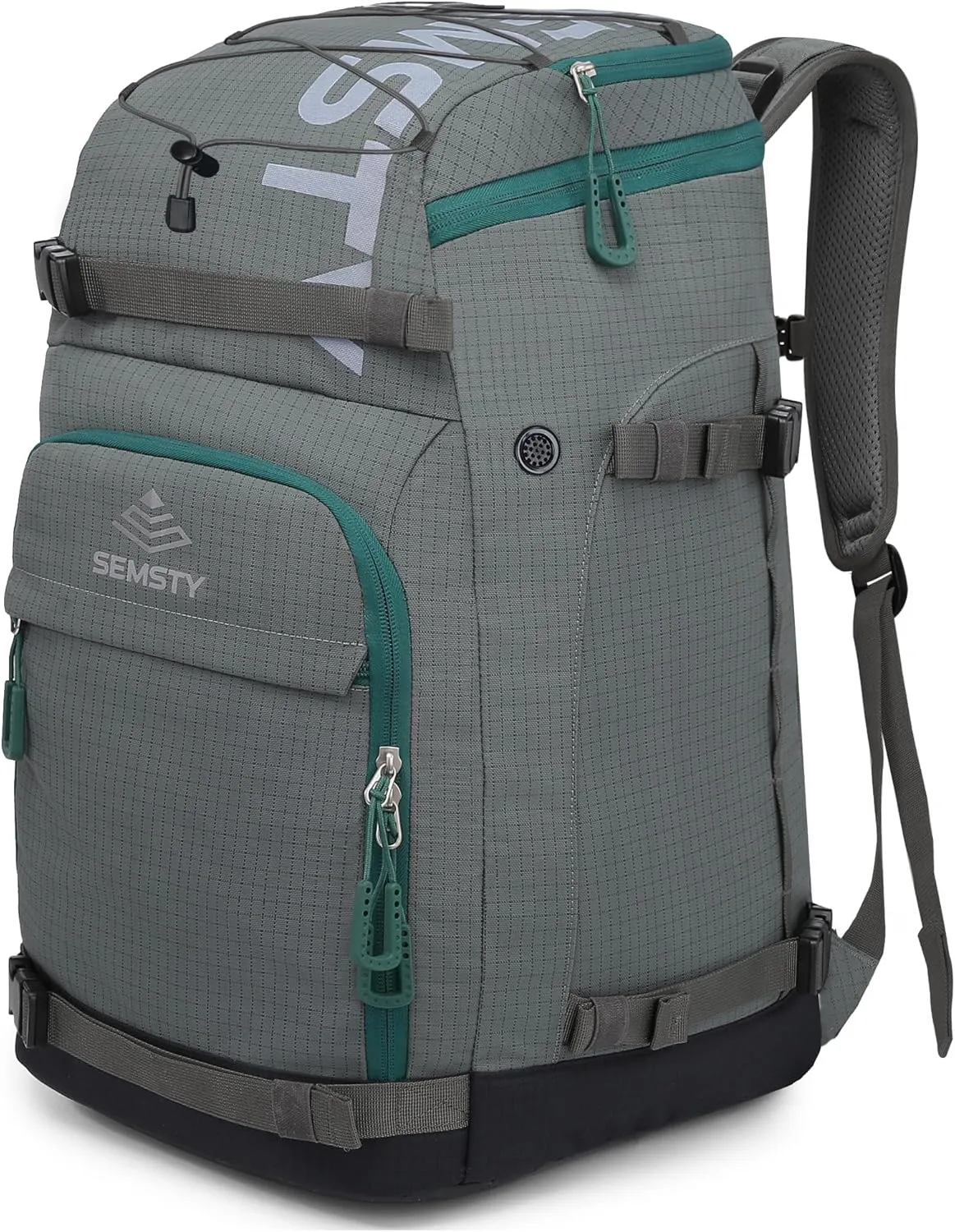 Ski Boot Bag, 55L Waterproof Ski and Snowboard Boots Travel Backpack for Skis, Snowboard, Ski Helmet, & Accessories