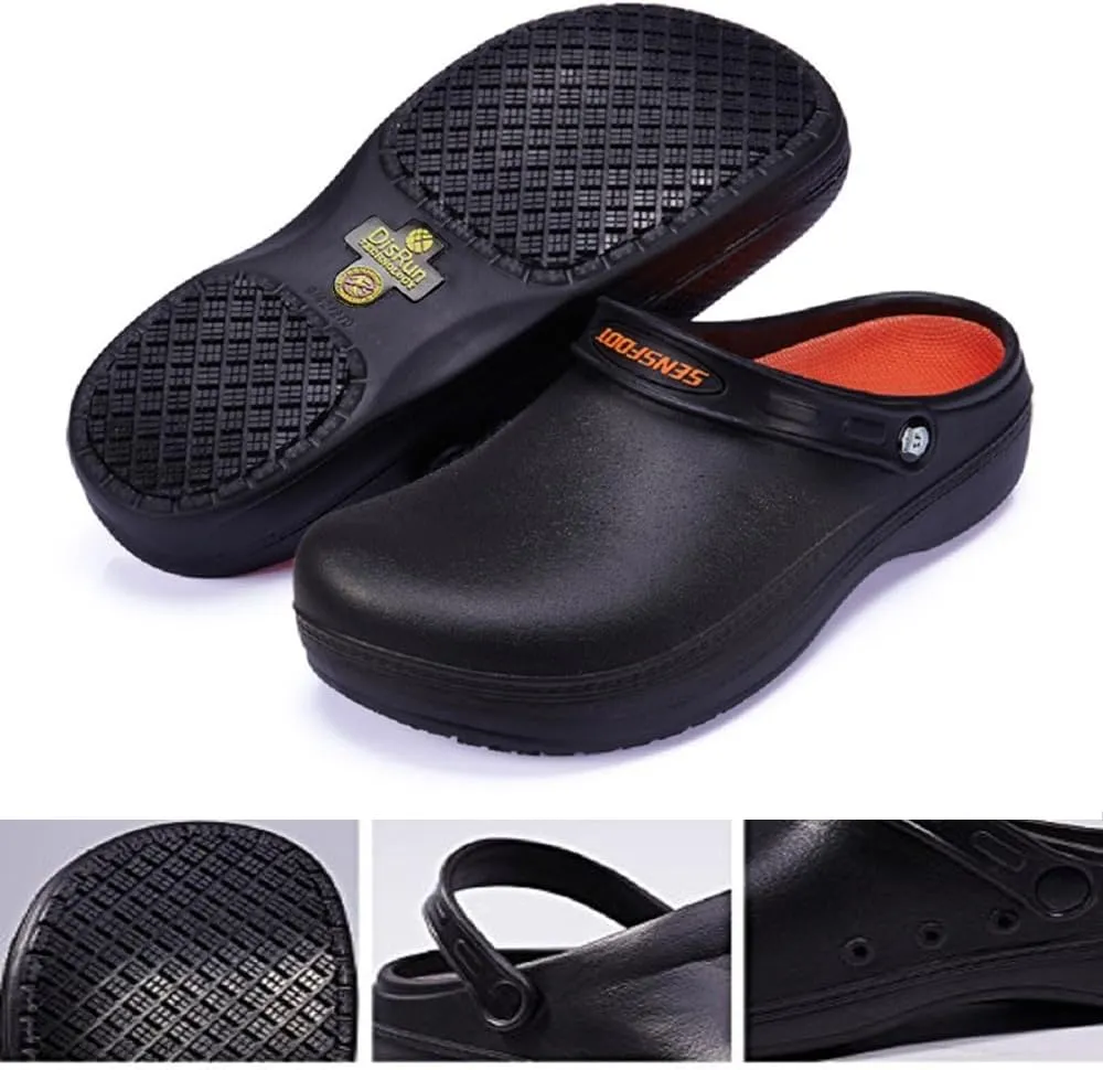 Slip Resistant Shoes - Kitchen Work Shoes for Men Slip-Resistant Safety Shoes for Men Women