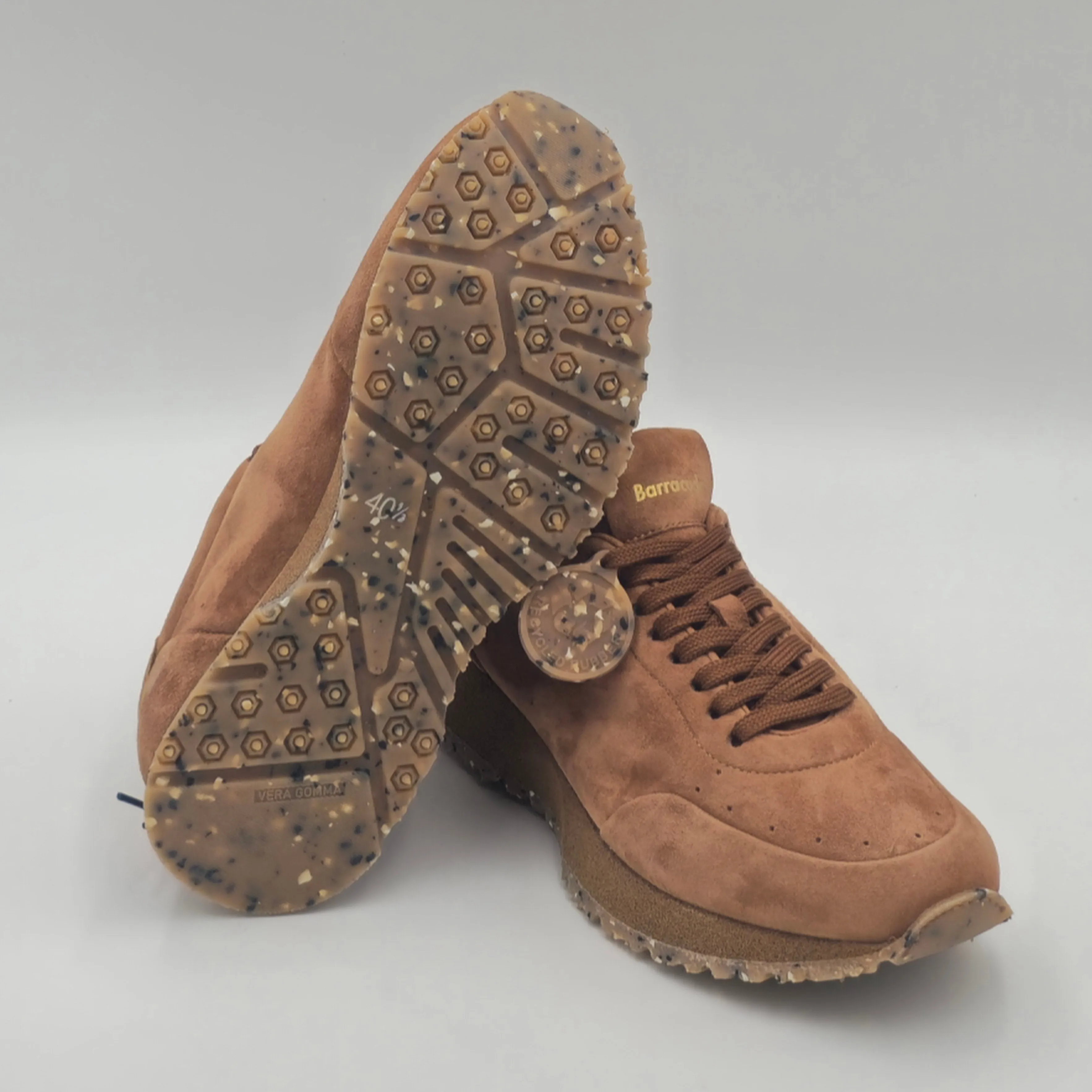 Sneaker React Suede Light Brown