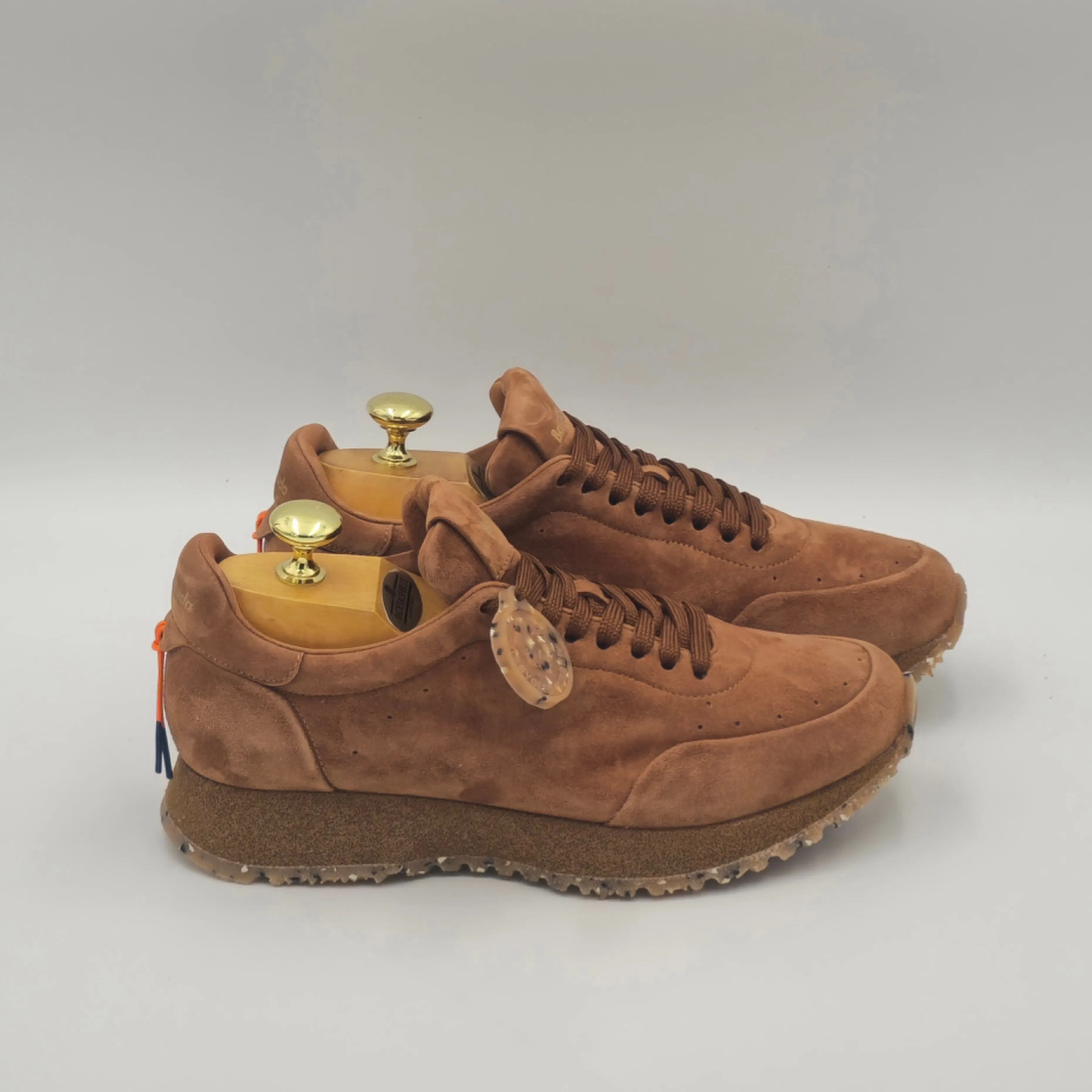 Sneaker React Suede Light Brown