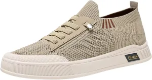 Sneakers Business Breathable Men's Casual Woven Flat Shoes Solid Color Breathable Single Shoes