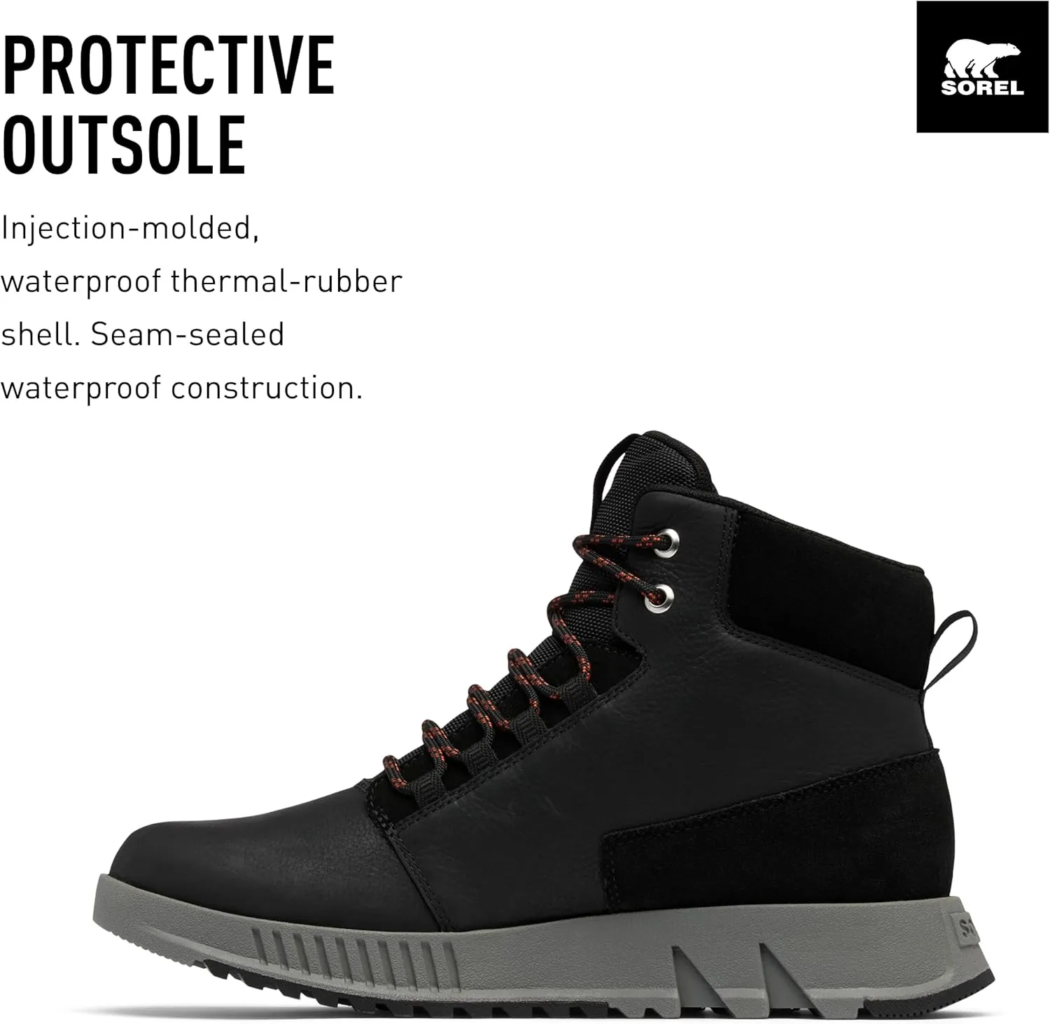 SOREL Men's Mac Hill Lite Mid Plus Waterproof Boot