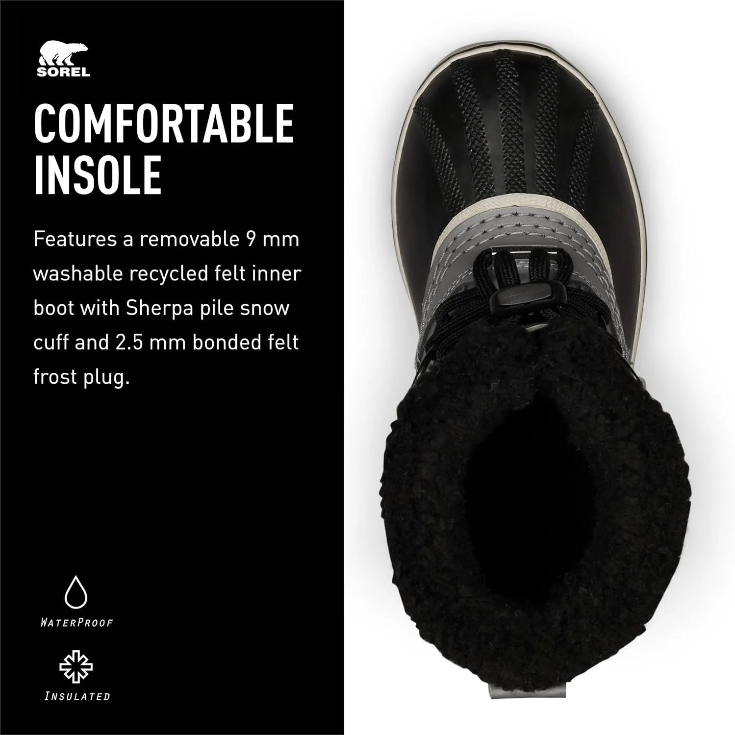 Sorel Unisex-Child Yoot Pac Tp Boot Waterproof