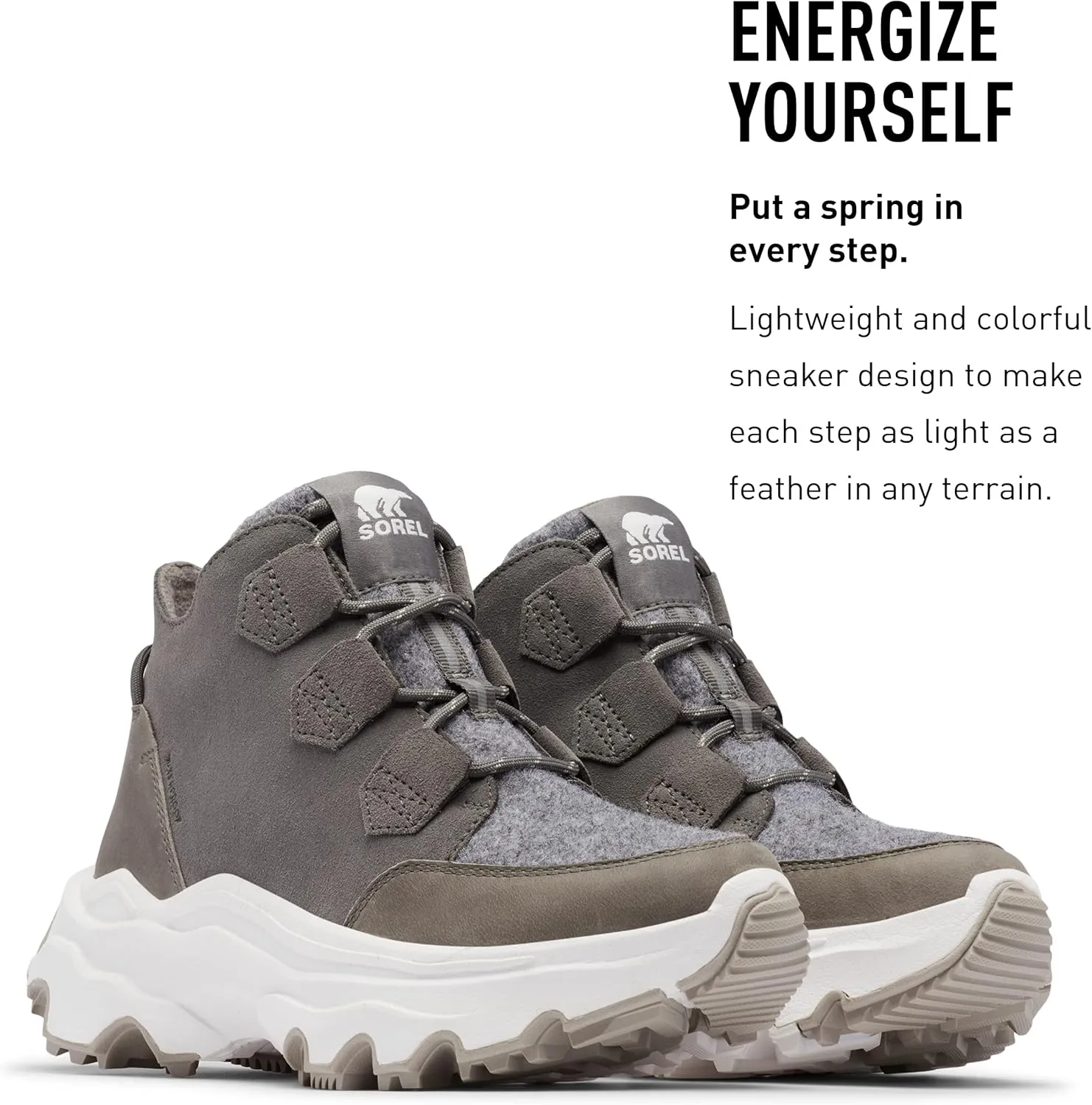 Sorel Women's Kinetic Breakthru Caribou Waterproof Boot