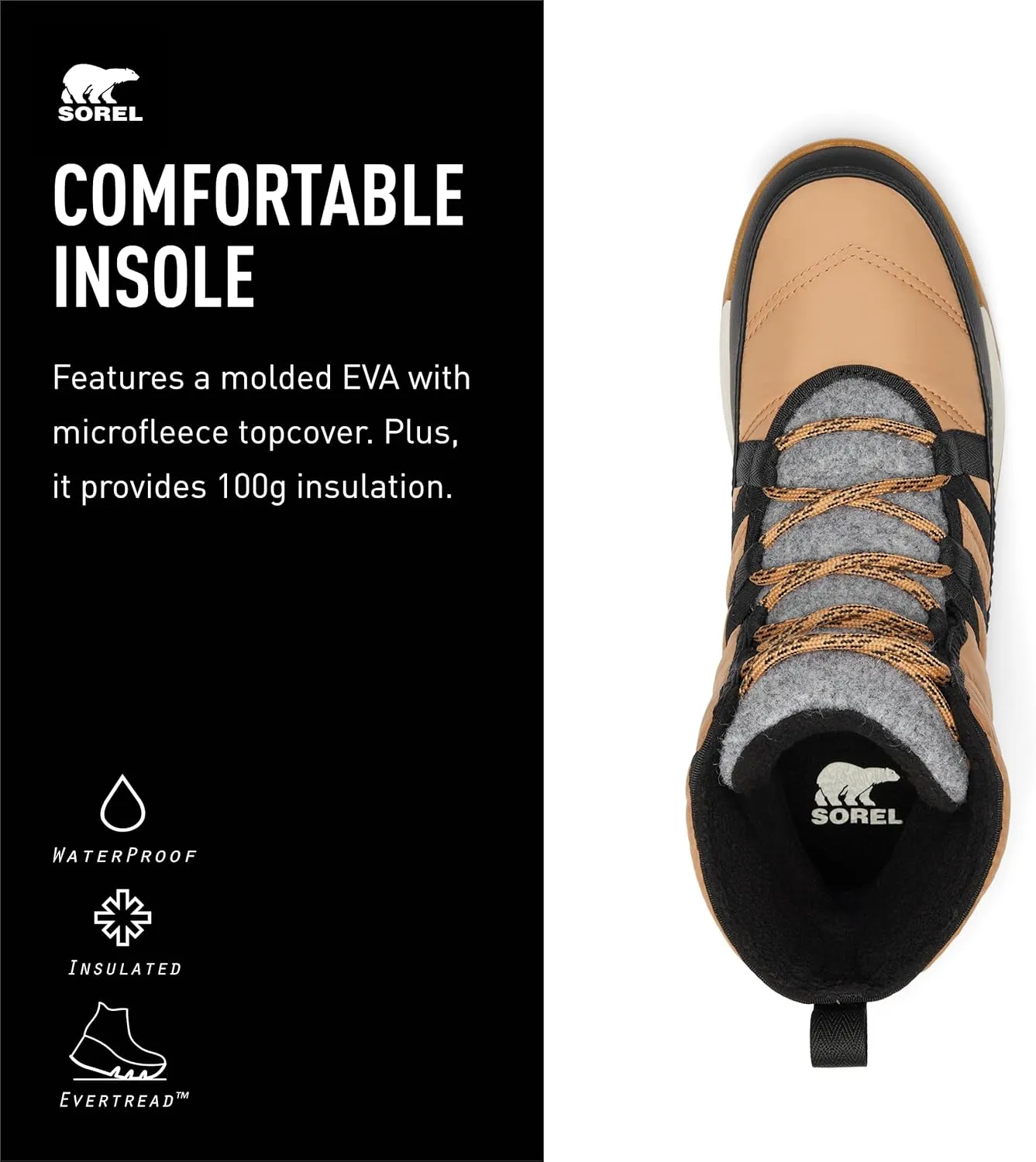 SOREL Women's Whitney ll Plus Lace Waterproof Boot