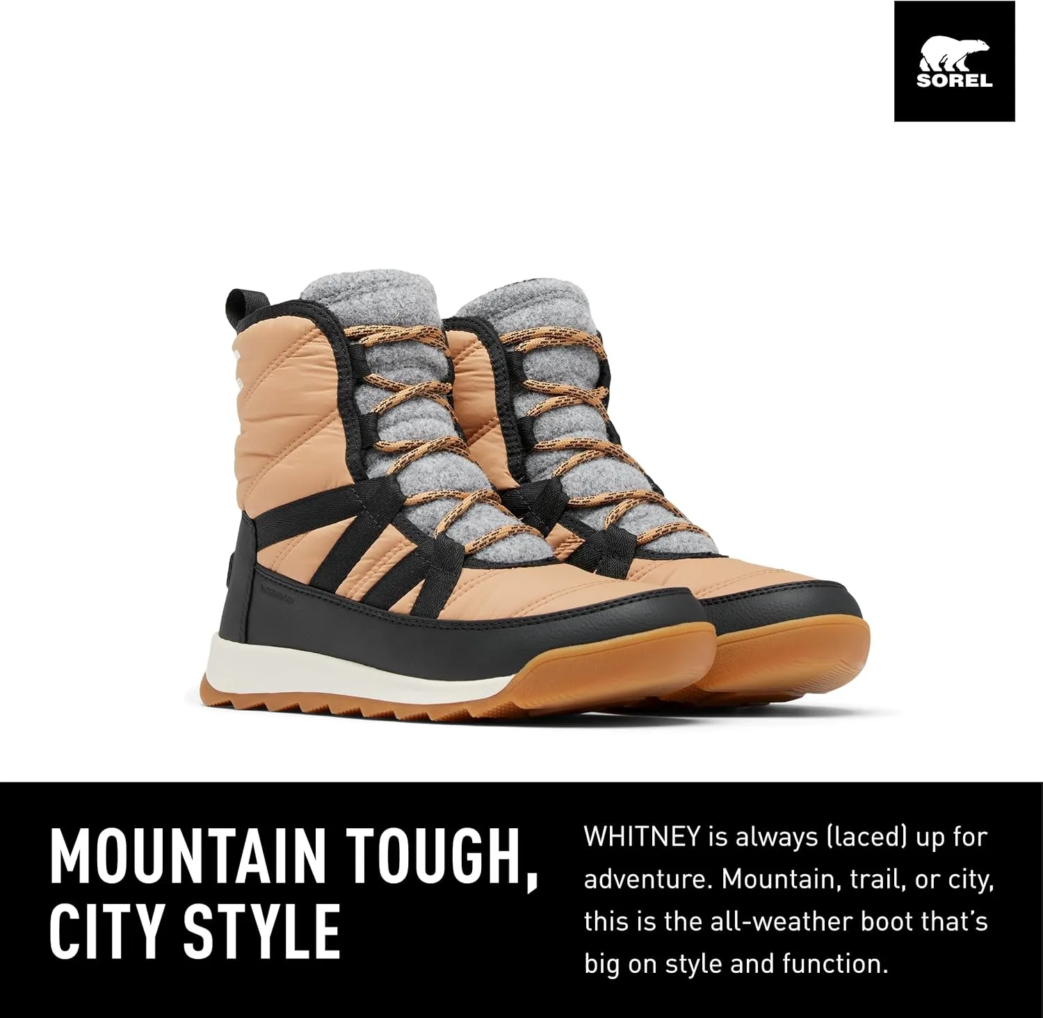 SOREL Women's Whitney ll Plus Lace Waterproof Boot