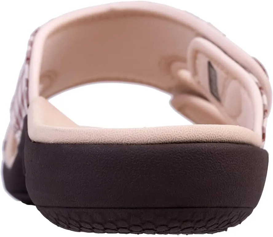 Spenco Women's Kholo Checkered Slide Sandal