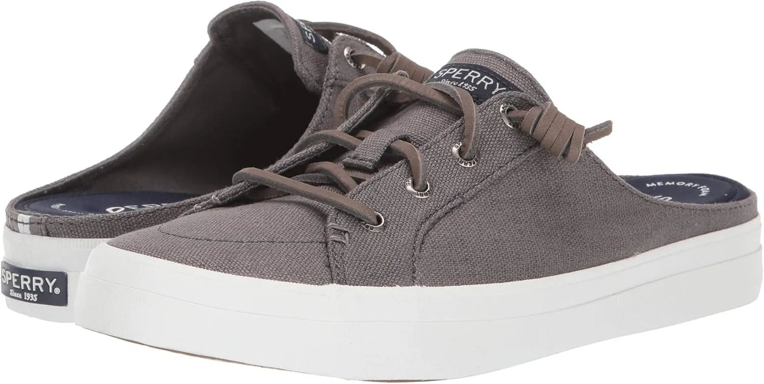 Sperry Crest Vibe Mule Canvas Grey 11 M (B)