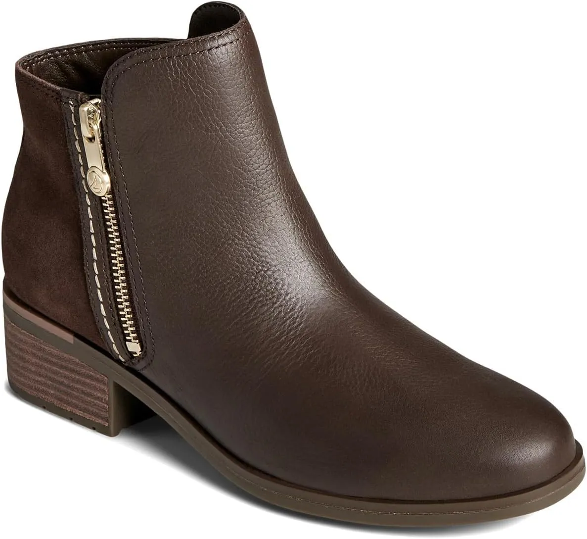 Sperry Mens Shoes Women's Seaport Storm Ankle Boot, Brown, 9