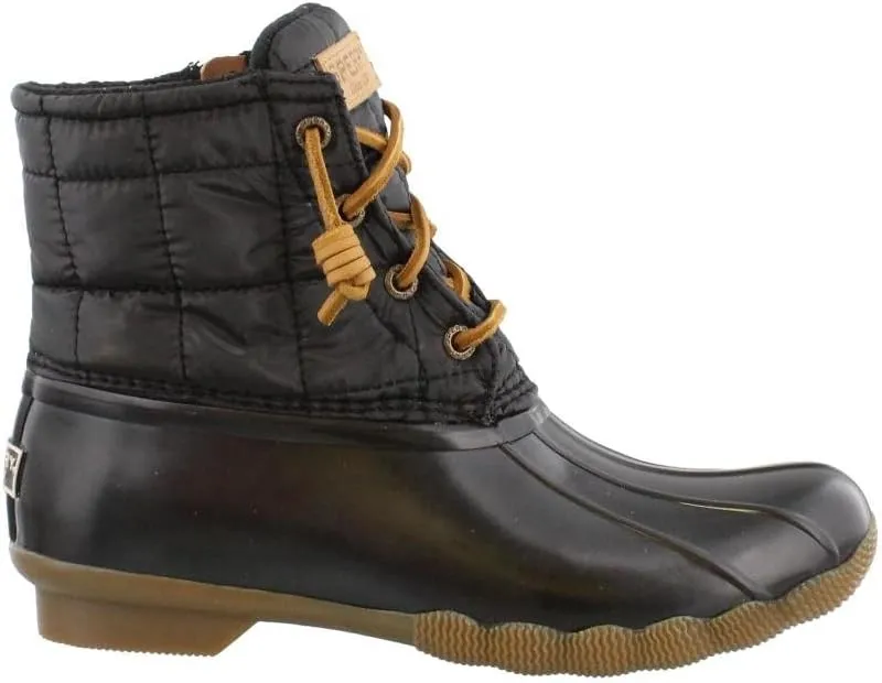 Sperry Women's Saltwater Shiny Quilted Rain Boot