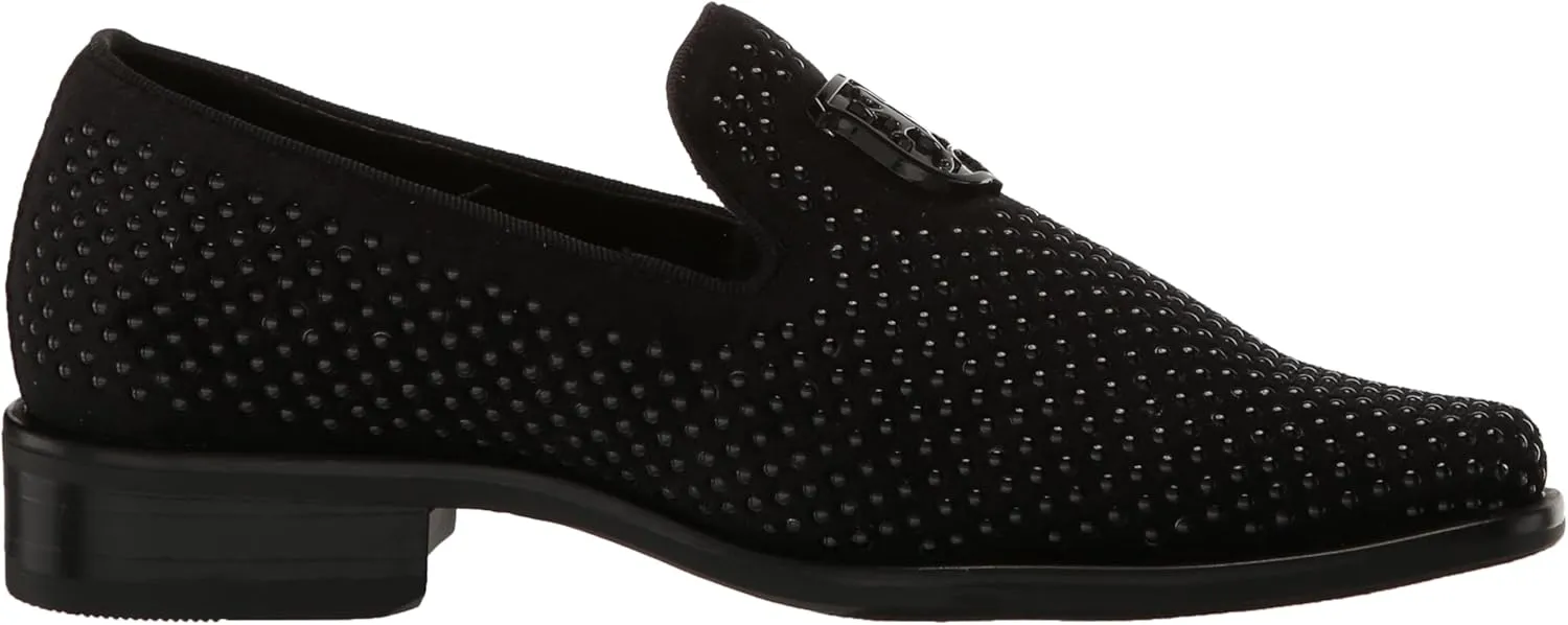 STACY ADAMS Boy's Swagger Studded Ornament Slip on Loafer