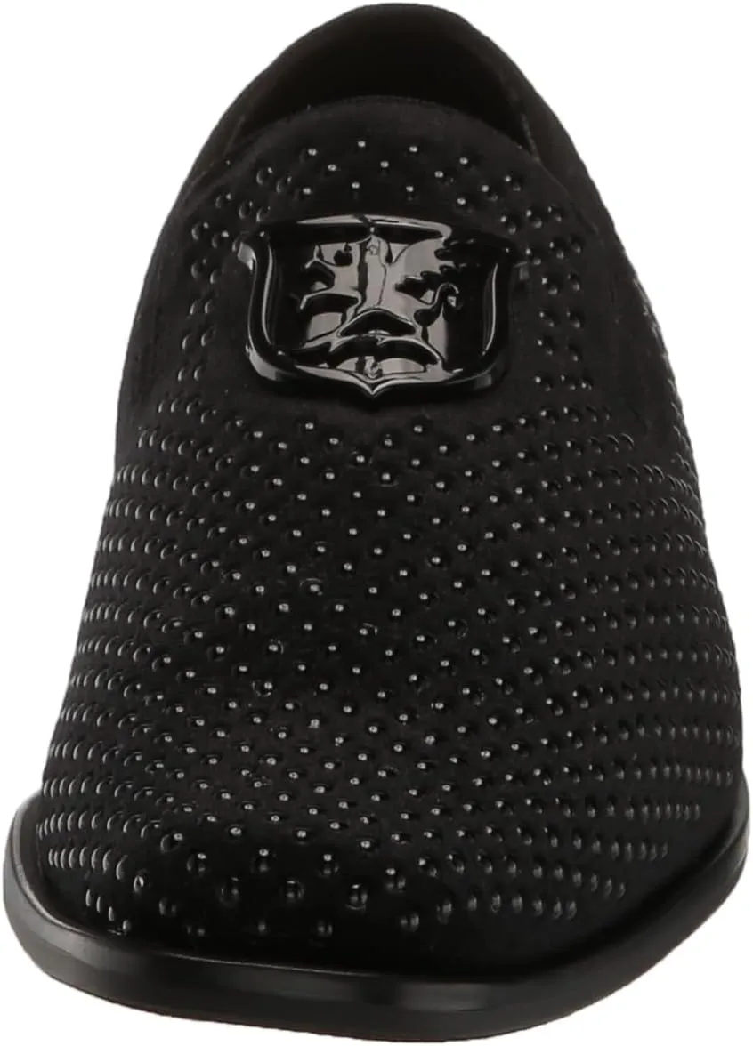 STACY ADAMS Boy's Swagger Studded Ornament Slip on Loafer