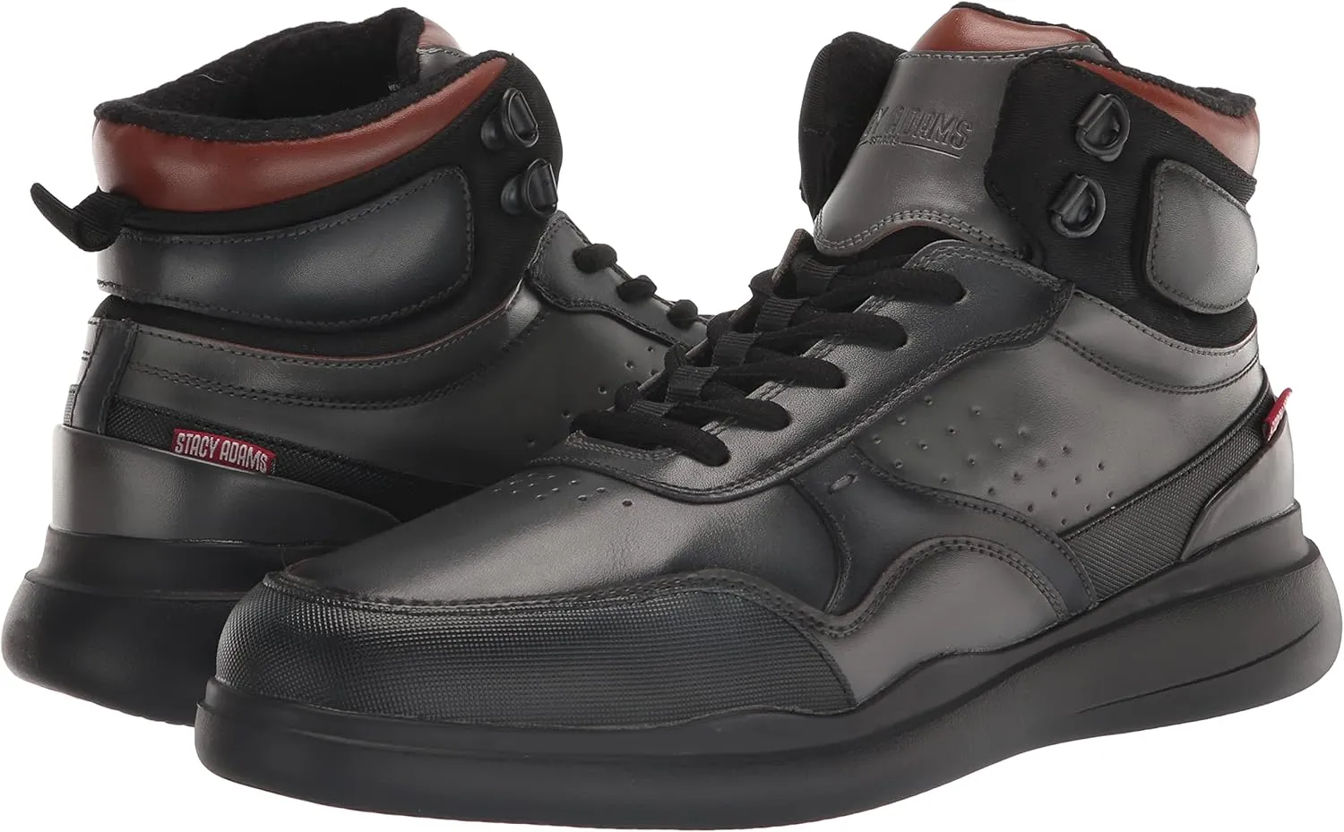 STACY ADAMS Men's Mayson Mid Lace Up Sneaker Fashion Boot