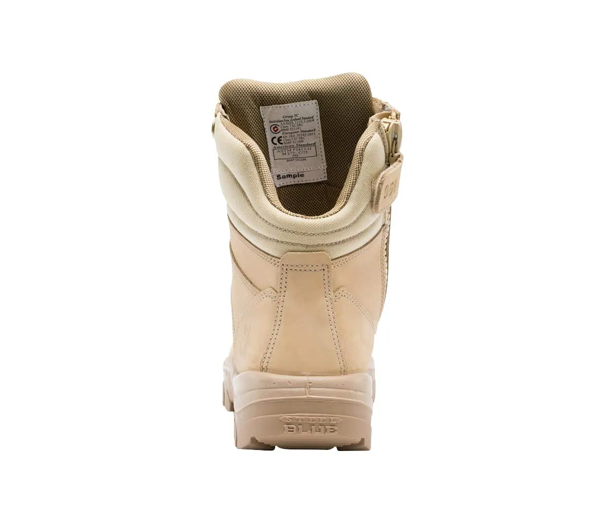 Steel Blue Men's Southern Cross Zip Steel Toe Boot, Sand