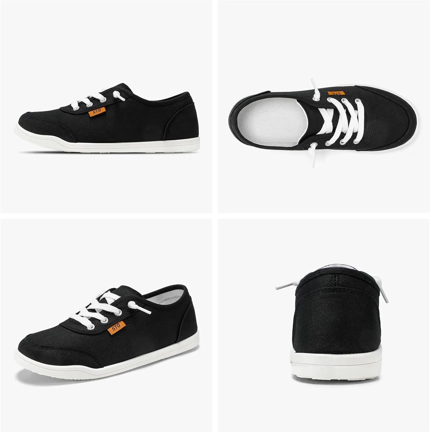 STQ Women Slip On Shoeswith Orthopedic Insole Low Top Classic Fashion Canvas Sneakers | Plantar Fasciitis Shoes