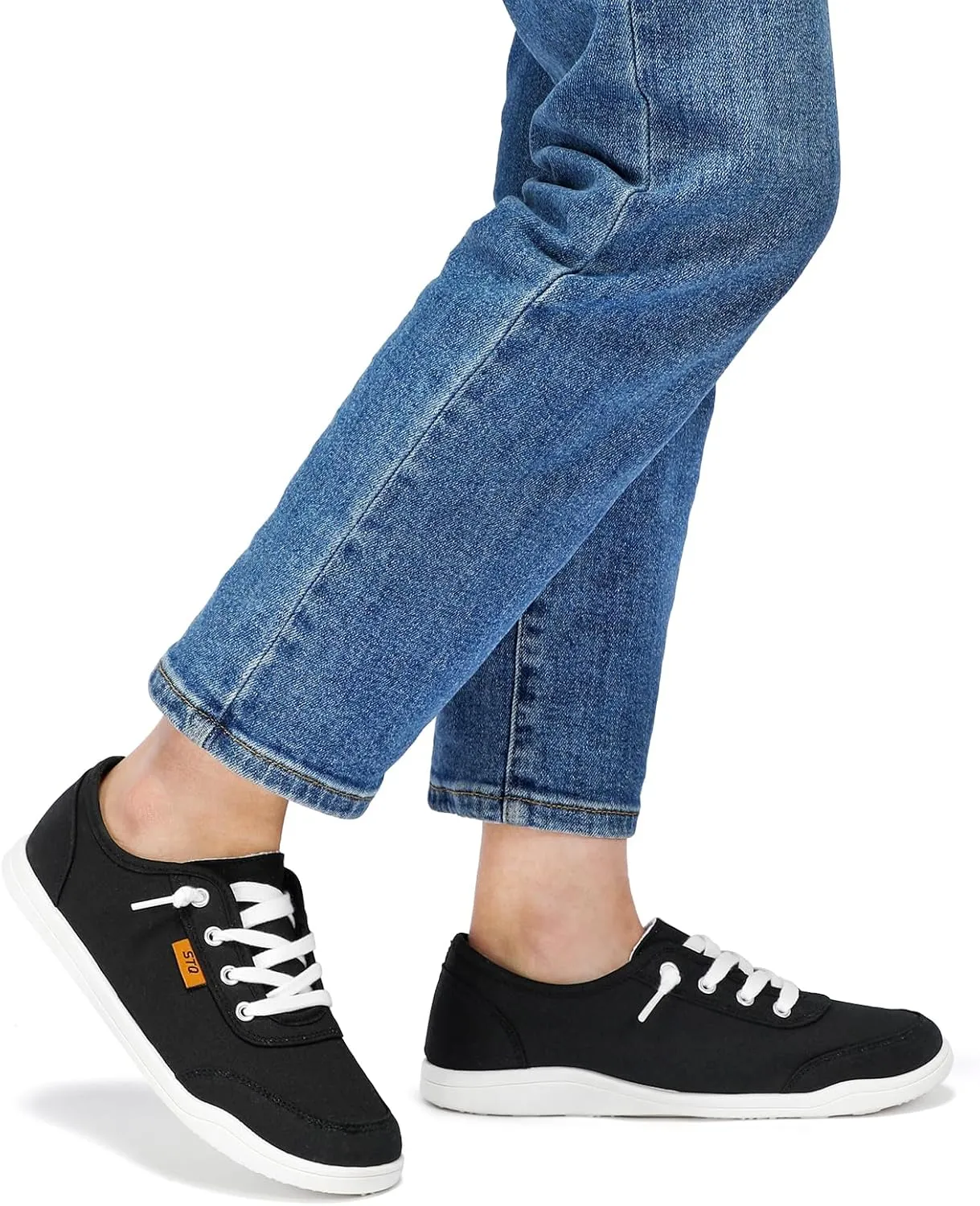 STQ Women Slip On Shoeswith Orthopedic Insole Low Top Classic Fashion Canvas Sneakers | Plantar Fasciitis Shoes